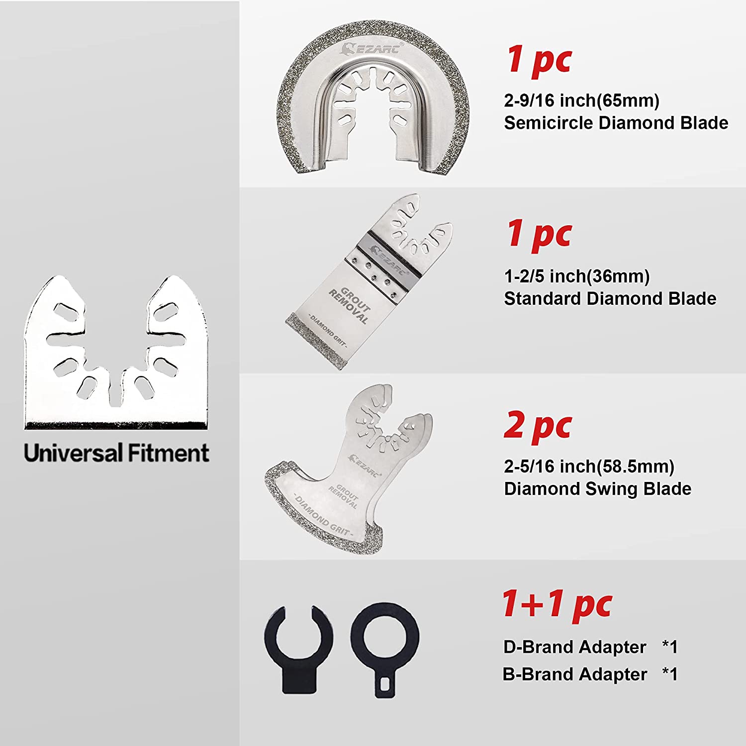 Набор из 4 алмазных осциллирую – обзор и цена Grout Saw Removal